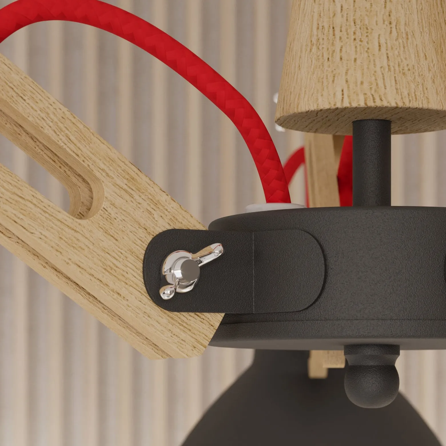 Deckenlampe Skansen 3-flammig verstellbar, schwarz