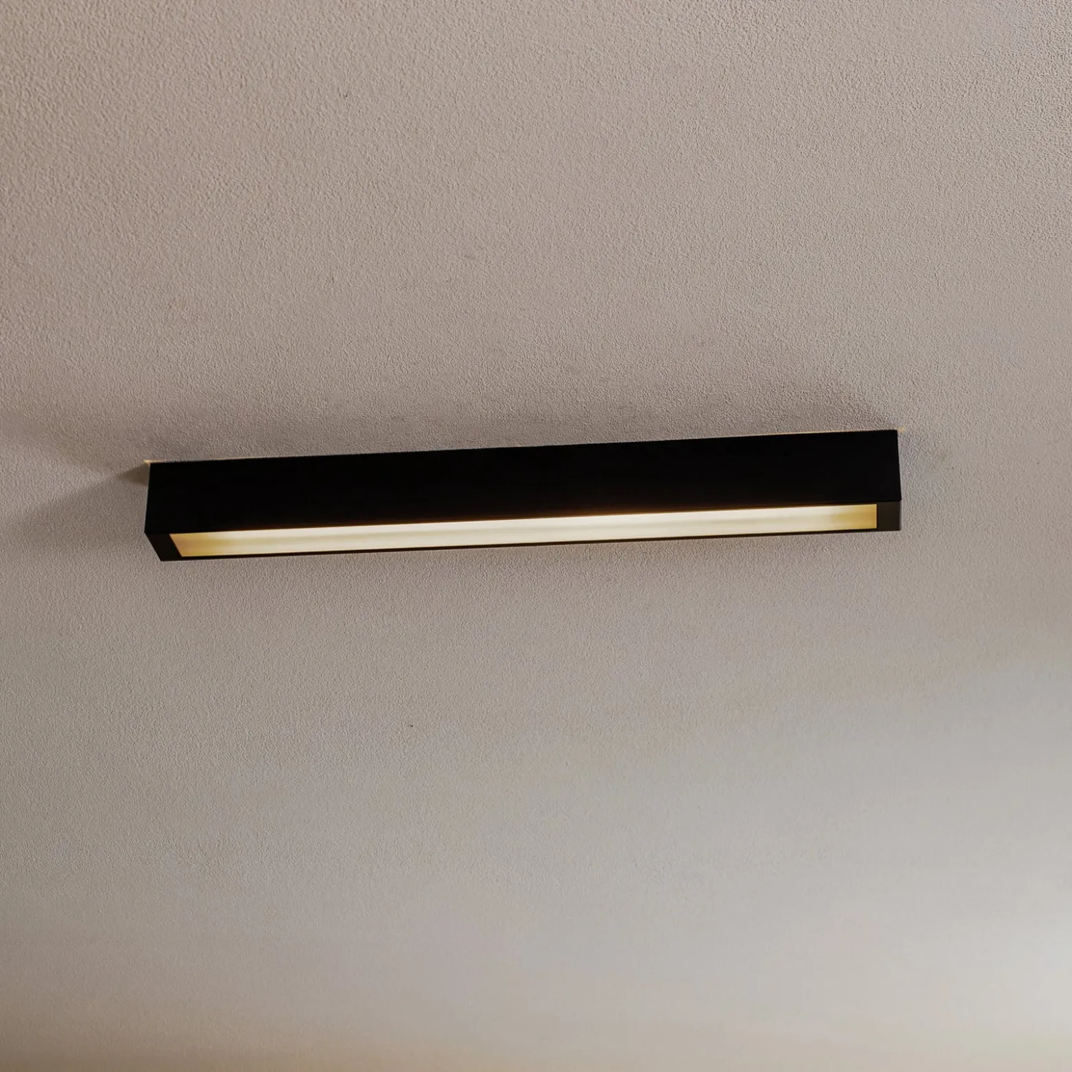 Deckenlampe Straight schwarz 62 cm