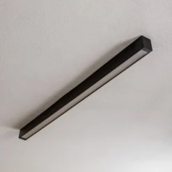 Deckenlampe Straight schwarz 122 cm