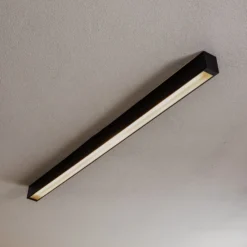 Deckenlampe Straight schwarz 122 cm