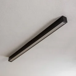 Deckenlampe Straight schwarz 122 cm