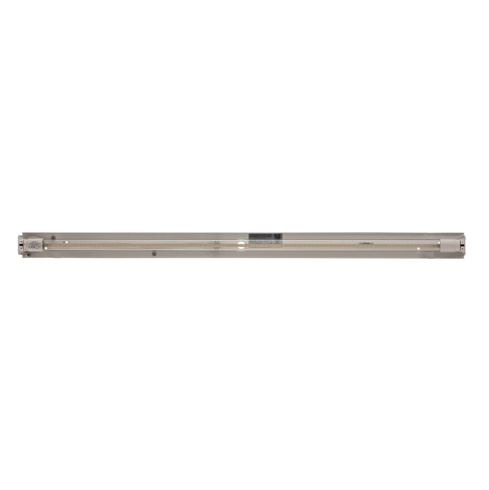 Deckenlampe Straight, weiß, 92 cm, Metall, Kunststoff