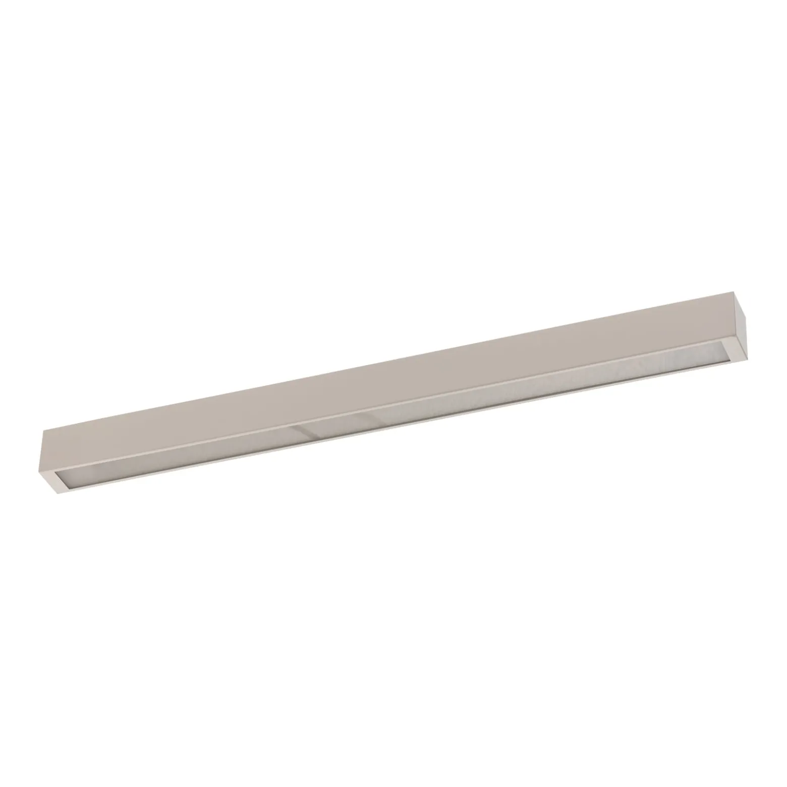Deckenlampe Straight, weiß, 92 cm, Metall, Kunststoff