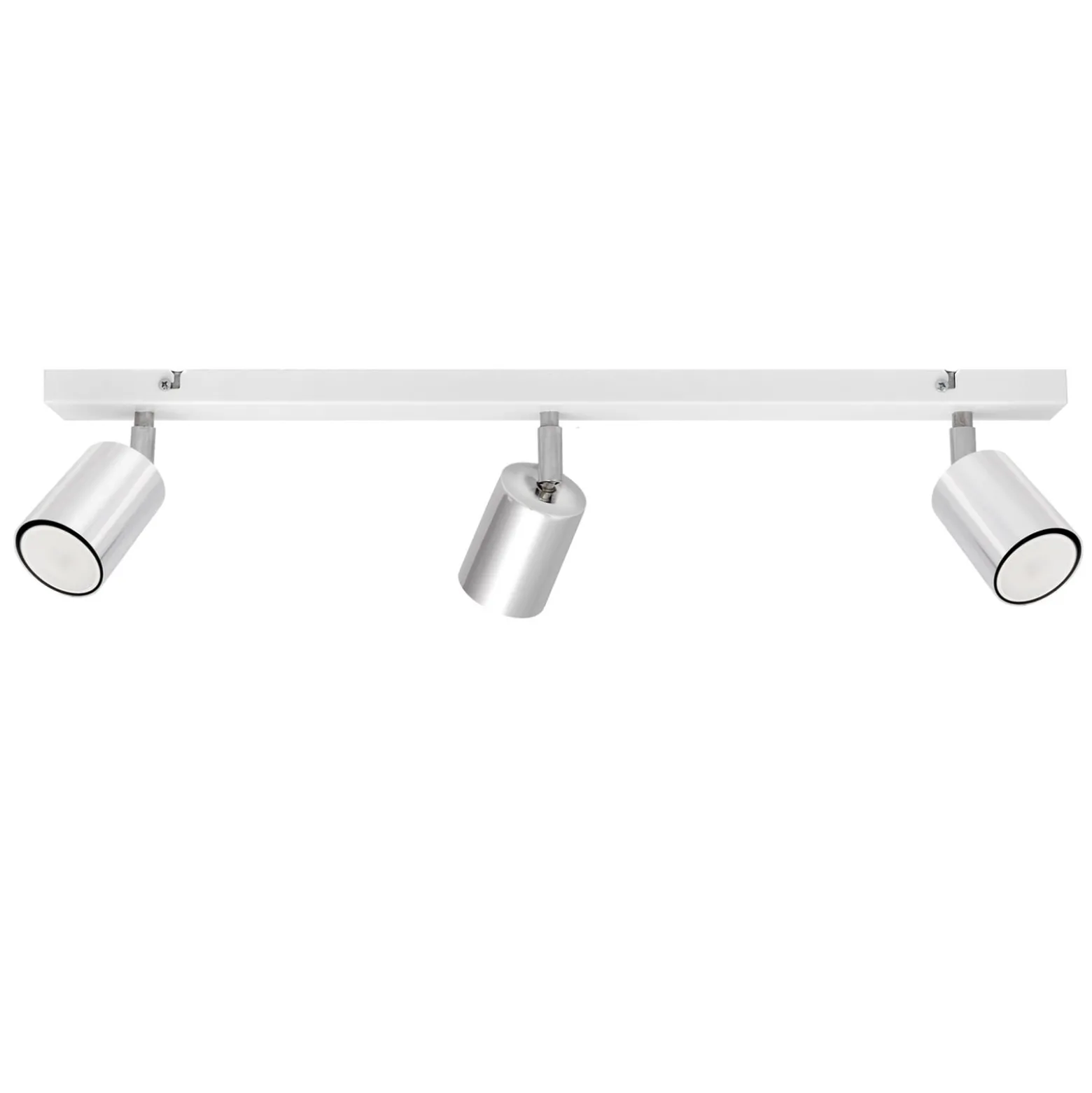Deckenlampe Tune II, weiß/chrom, Metall, 3-flammig, E27