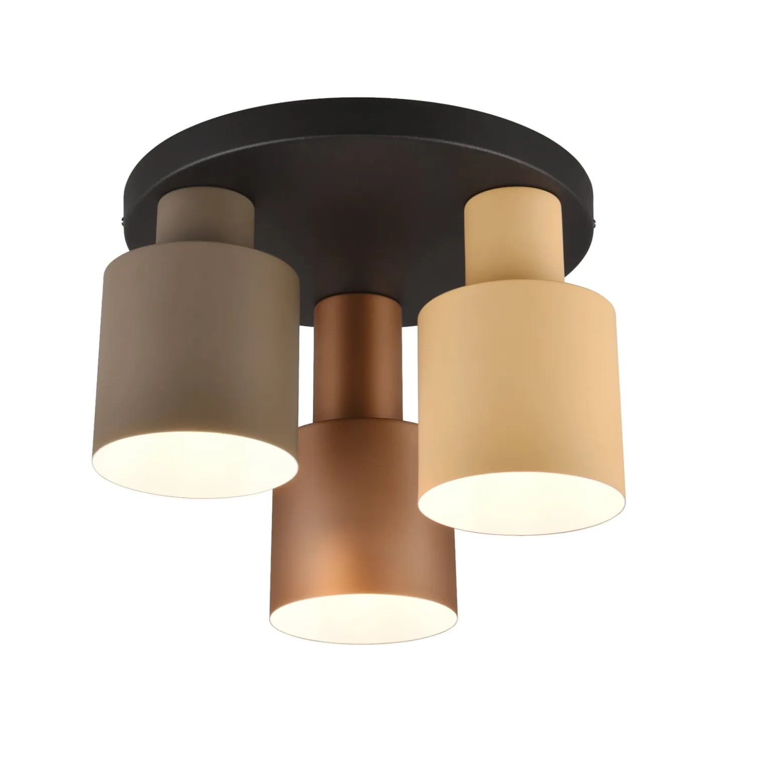 Deckenleuchte Agudo, multicolor, 3-flammig Rondell
