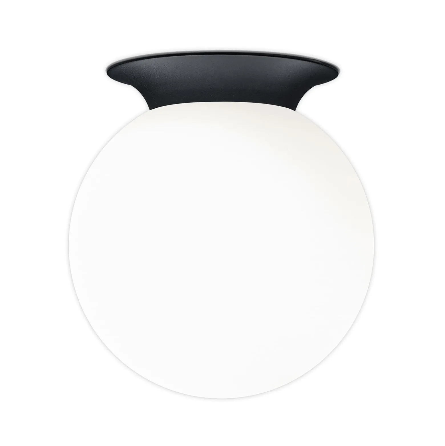 Deckenleuchte Blob, Kugelschirm Opalglas, Ø 20 cm