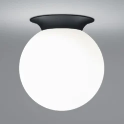 Deckenleuchte Blob, Kugelschirm Opalglas, Ø 20 cm