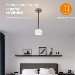 Deckenleuchte Ceiling Dream, Ø 30 cm, Textil, grau