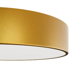 Deckenleuchte Cleo, Ø 60 cm, IP20, goldfarben, Metall, E27