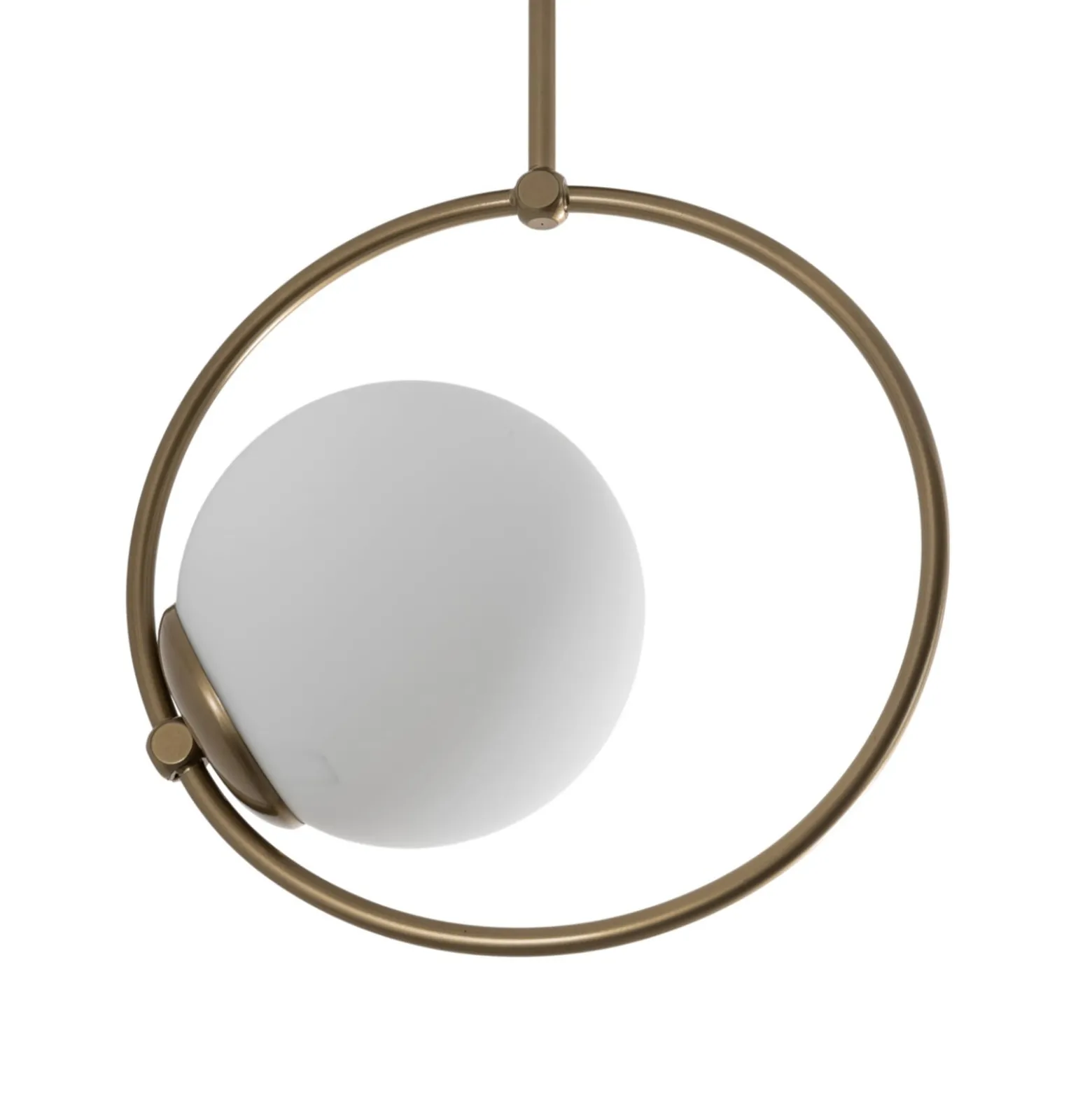 Deckenleuchte Dolunay, Ø 26 cm, goldfarben, Glas, E27