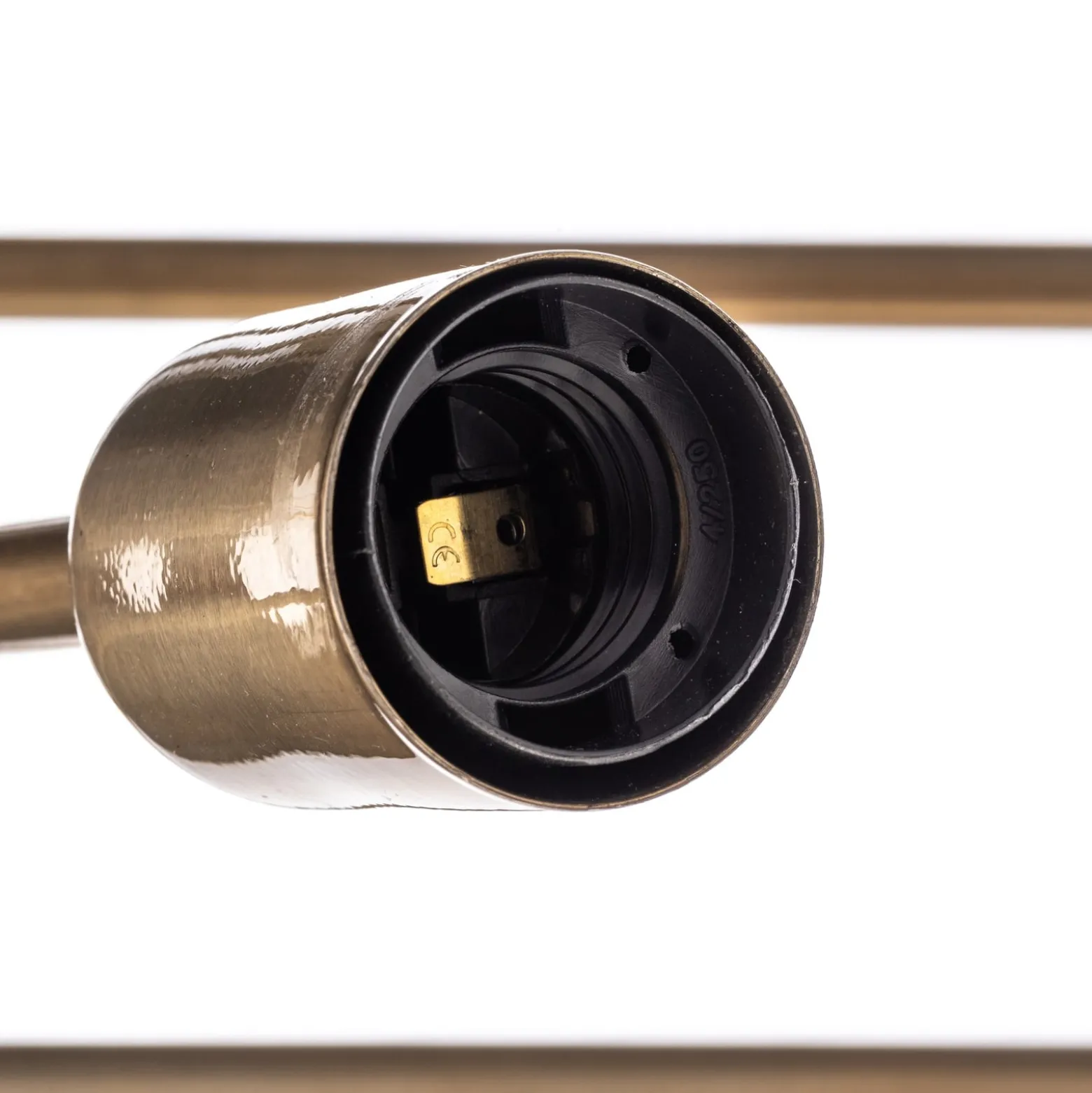 Deckenleuchte Flower 176, 6-flammig, gold antik