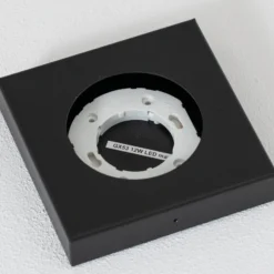 Deckenleuchte Hero, 12 x 12 cm, schwarz, Metall, GX53