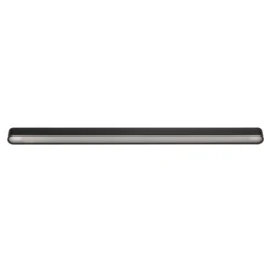 Deckenleuchte Soft, 125 x 6 cm, graphit, Aluminium, G13