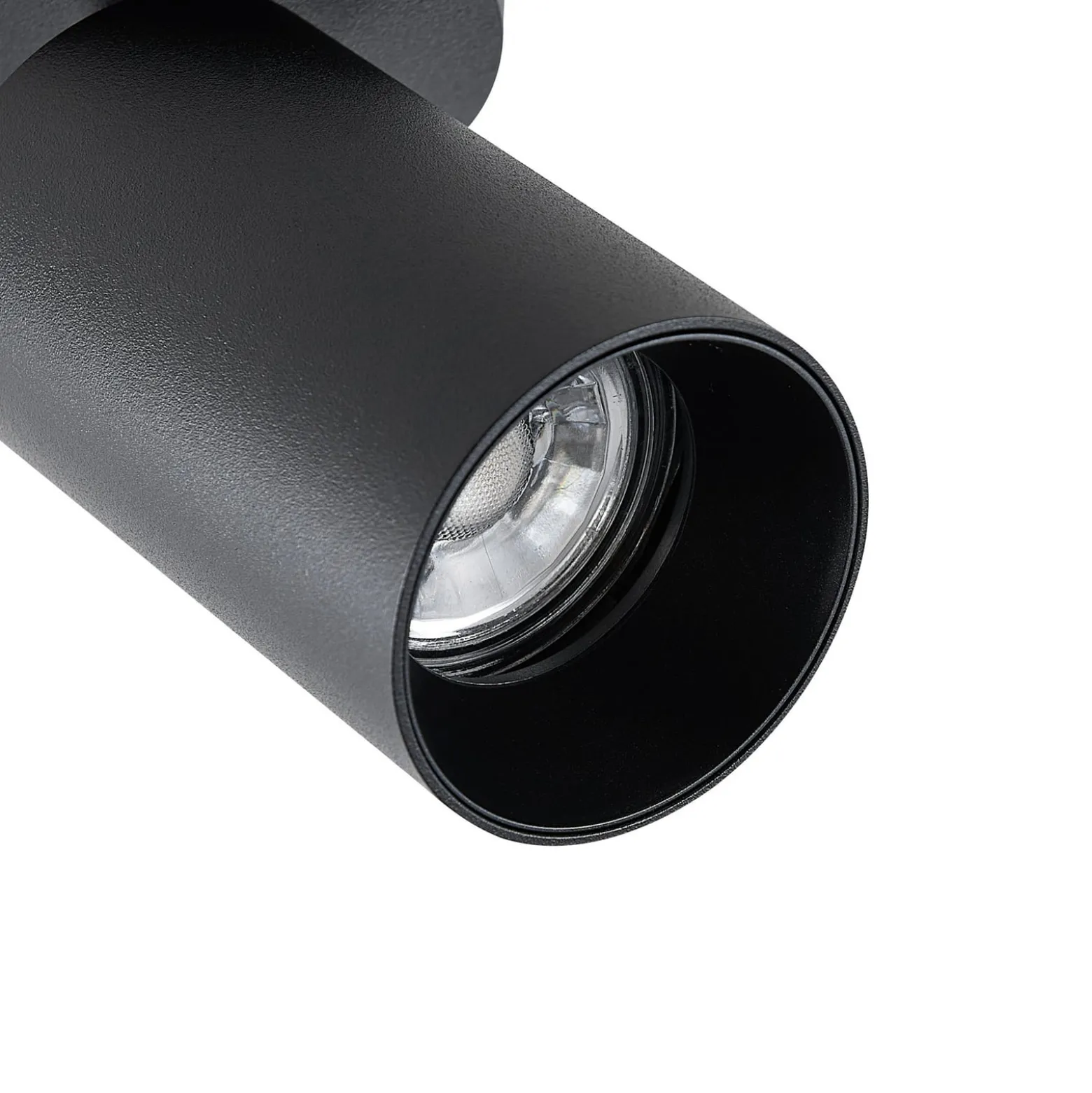 Deckenspot CAN TILT, schwarz, Ø 8 cm, 1-flammig, Metall GU10