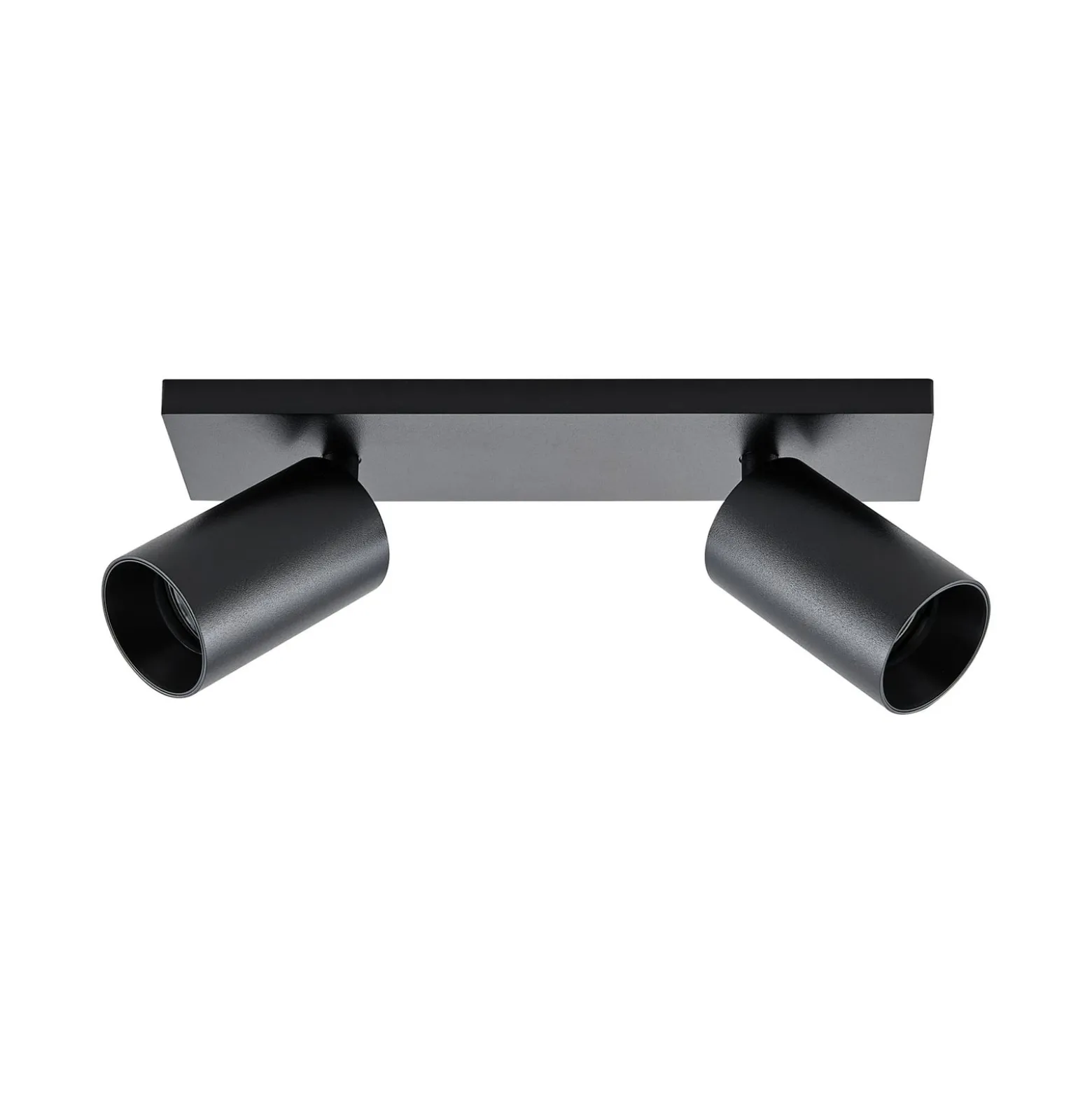 Deckenspot CAN TILT, schwarz, 31 x 9 cm, 2-flg., Metall GU10