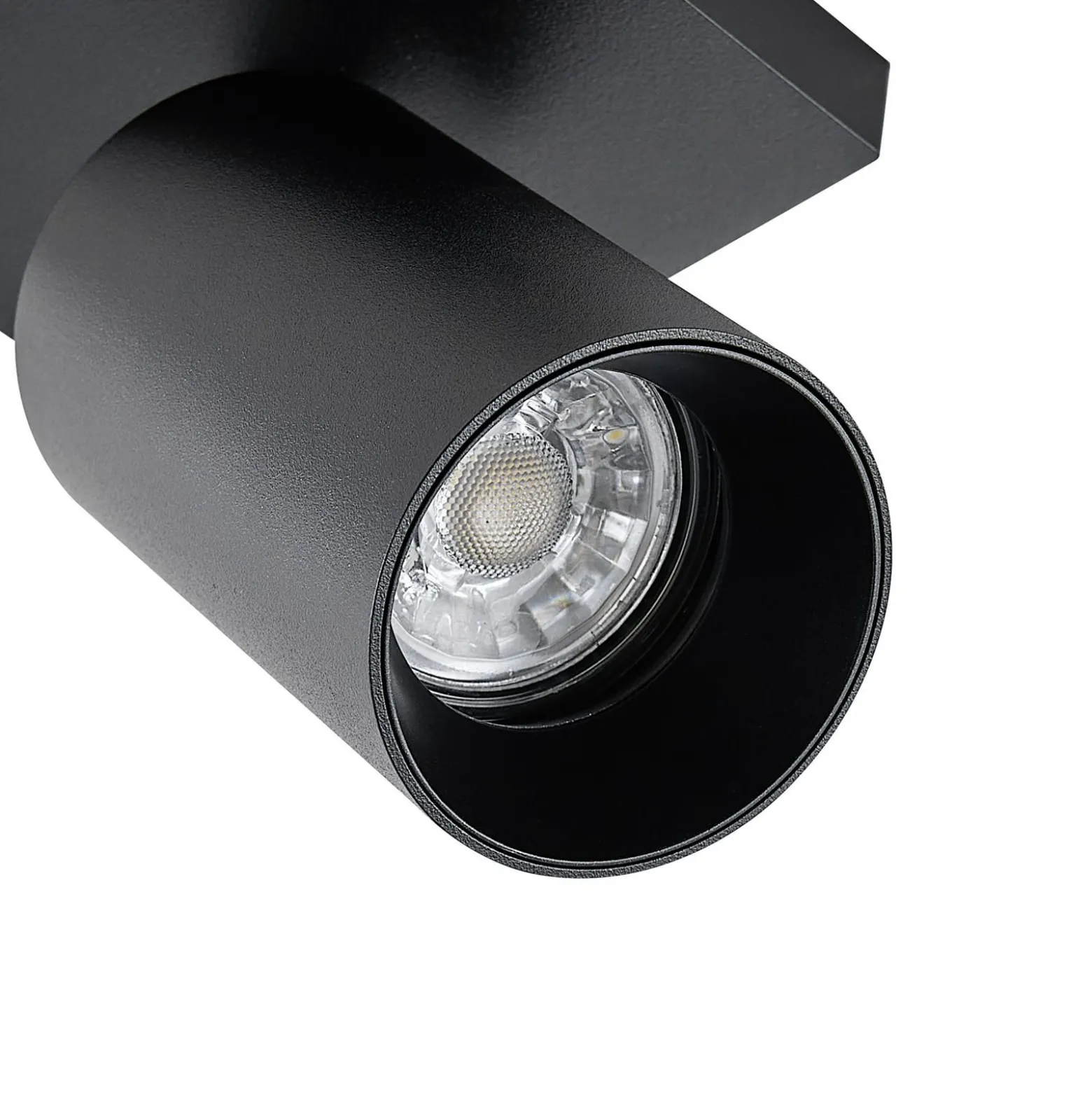 Deckenspot CAN TILT, schwarz, 11 x 9 cm, 1-flg., Metall GU10