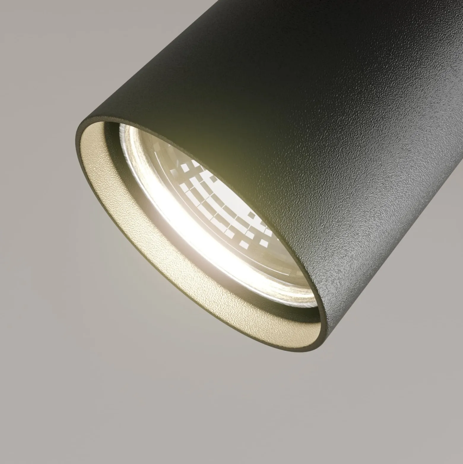 Deckenspot Leda 2, zweiflammig, schwarz