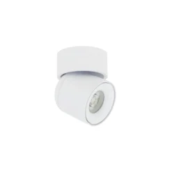 Deckenspot Oscar, weiß, Aluminium, Höhe 13,5 cm, GU10