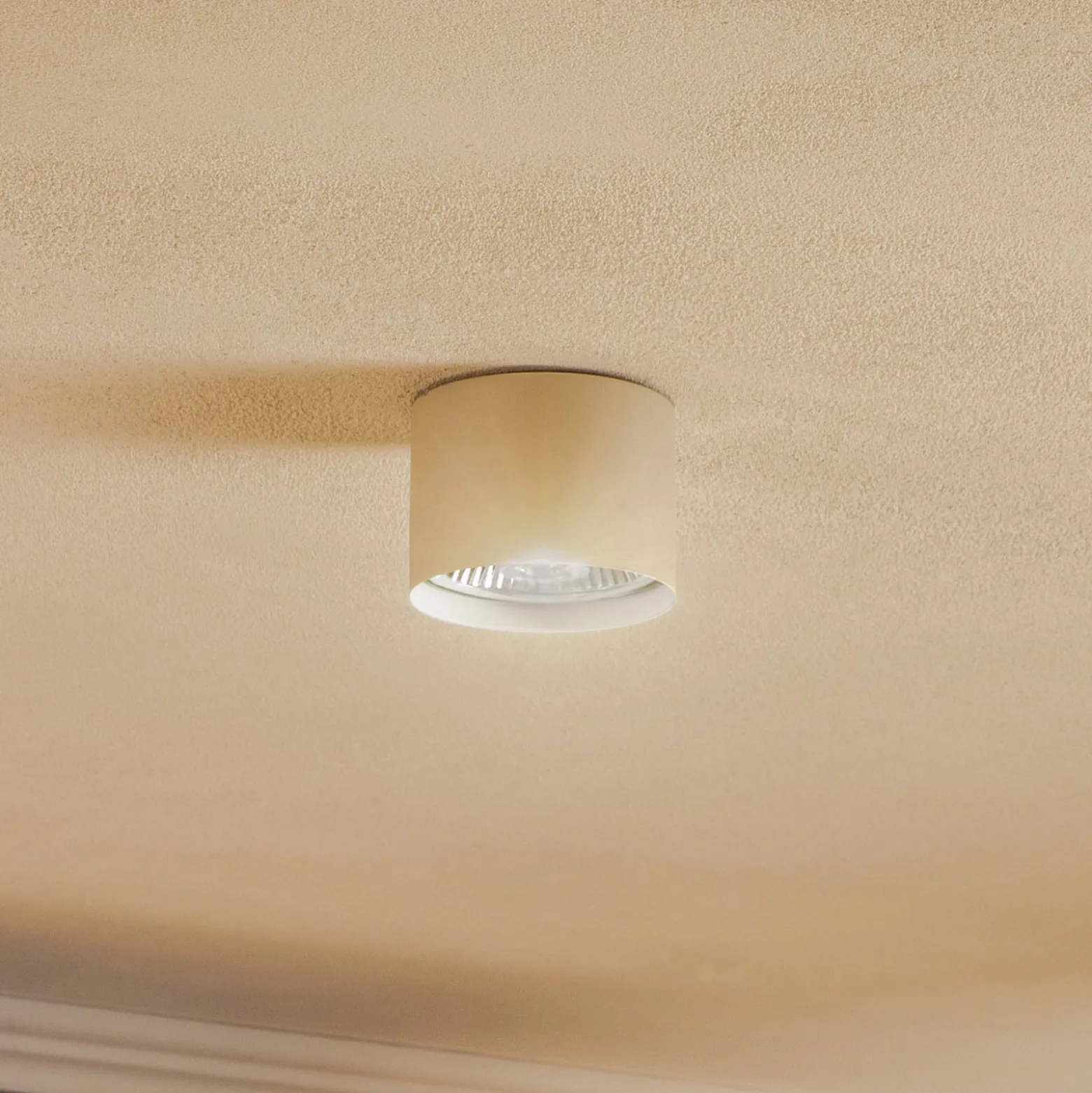 Deckenstrahler Chloe starr, beige