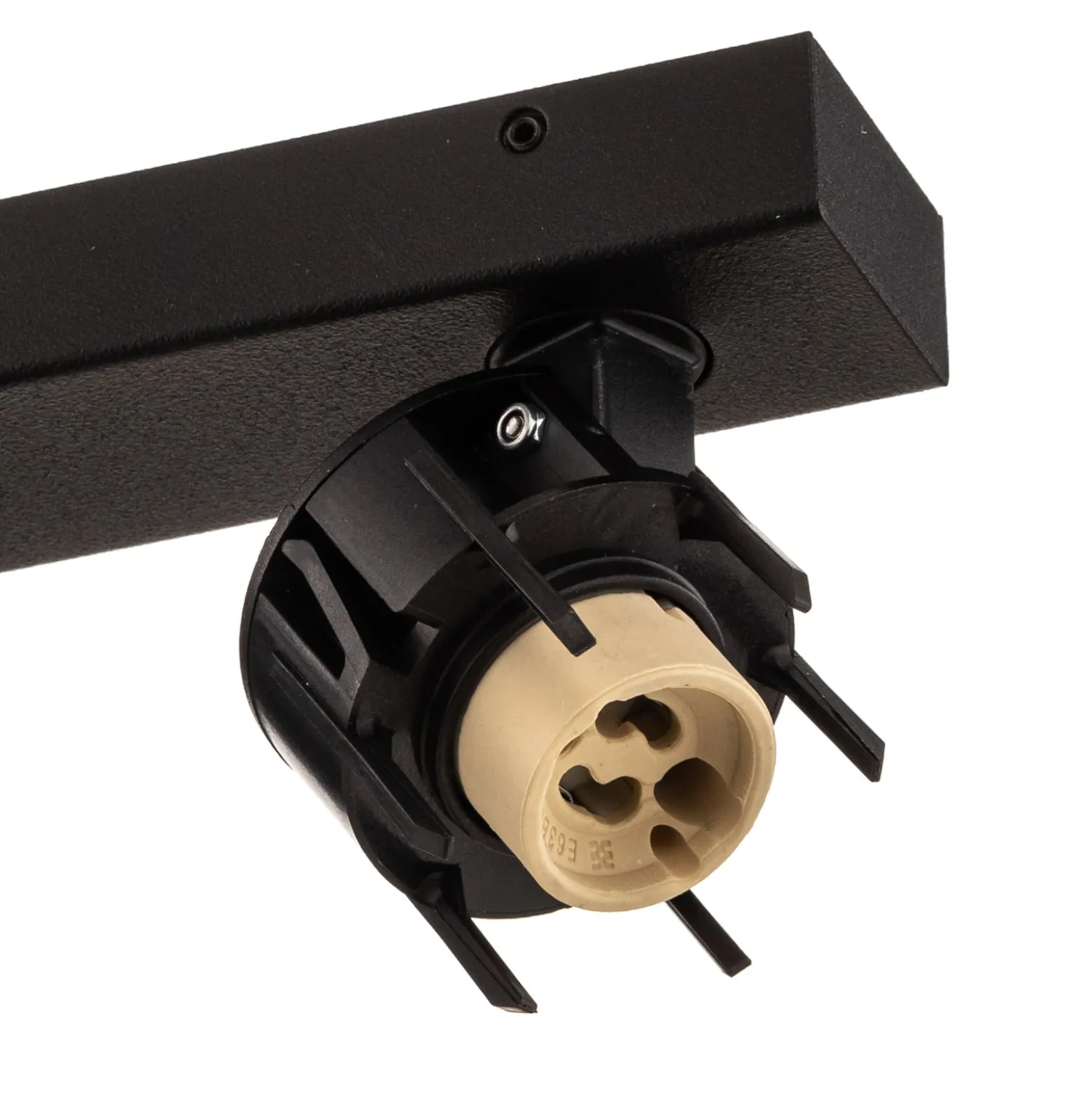 Deckenstrahler Mono II schwarz/innen gold 2-fl.