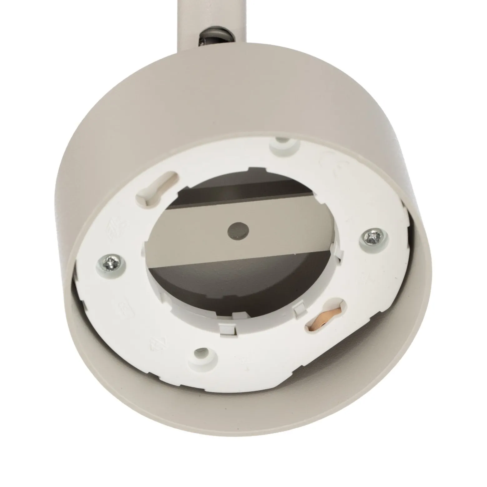 Deckenstrahler Nemo, 1-fl., grau-beige, beweglich, GX53