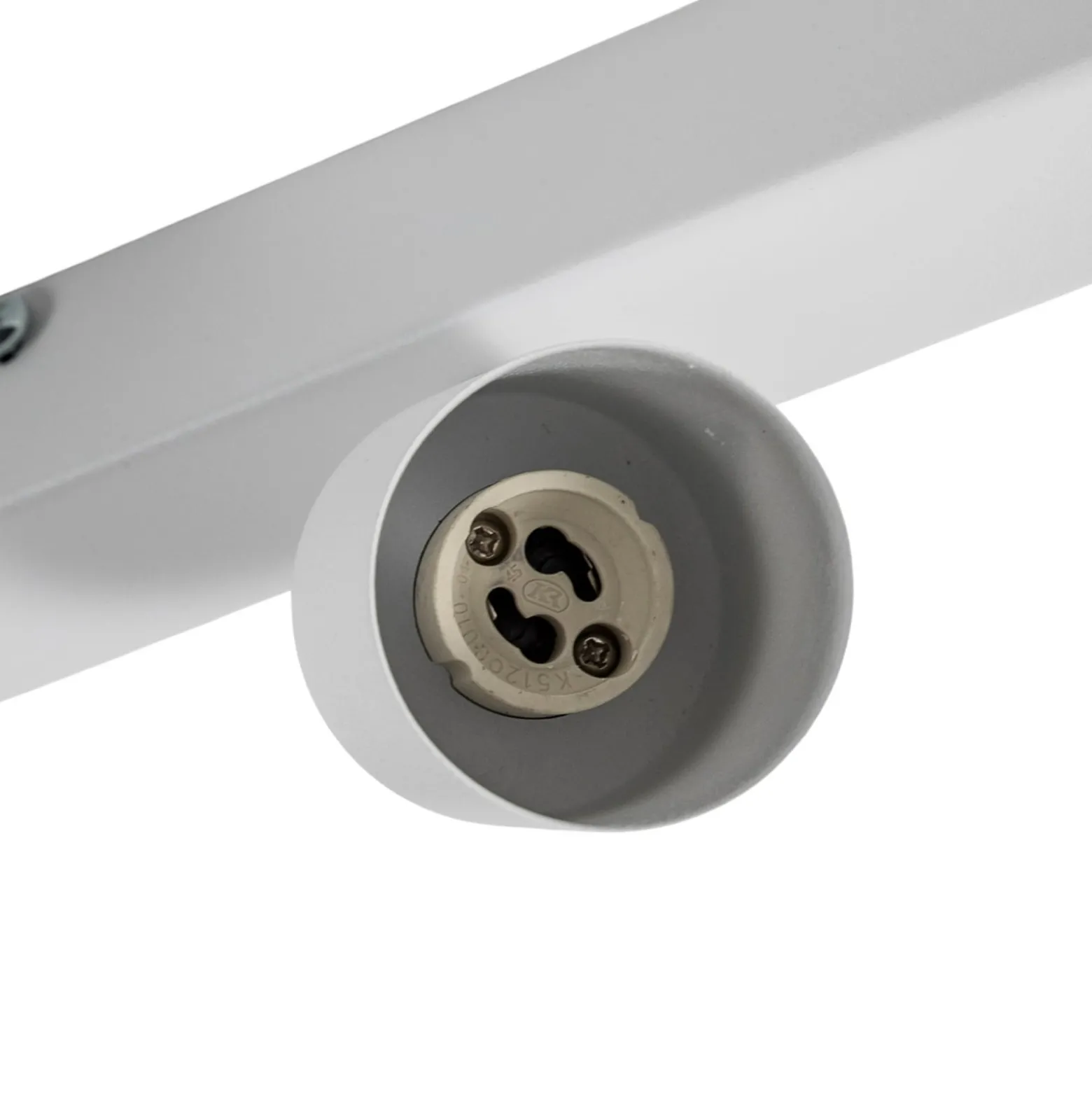 Deckenstrahler NEX, weiß, 127 cm, 6-flg., Metall, GU10