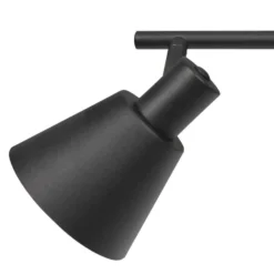 Deckenstrahler Oeroe, 2-flammig, schwarz, Metall, E14