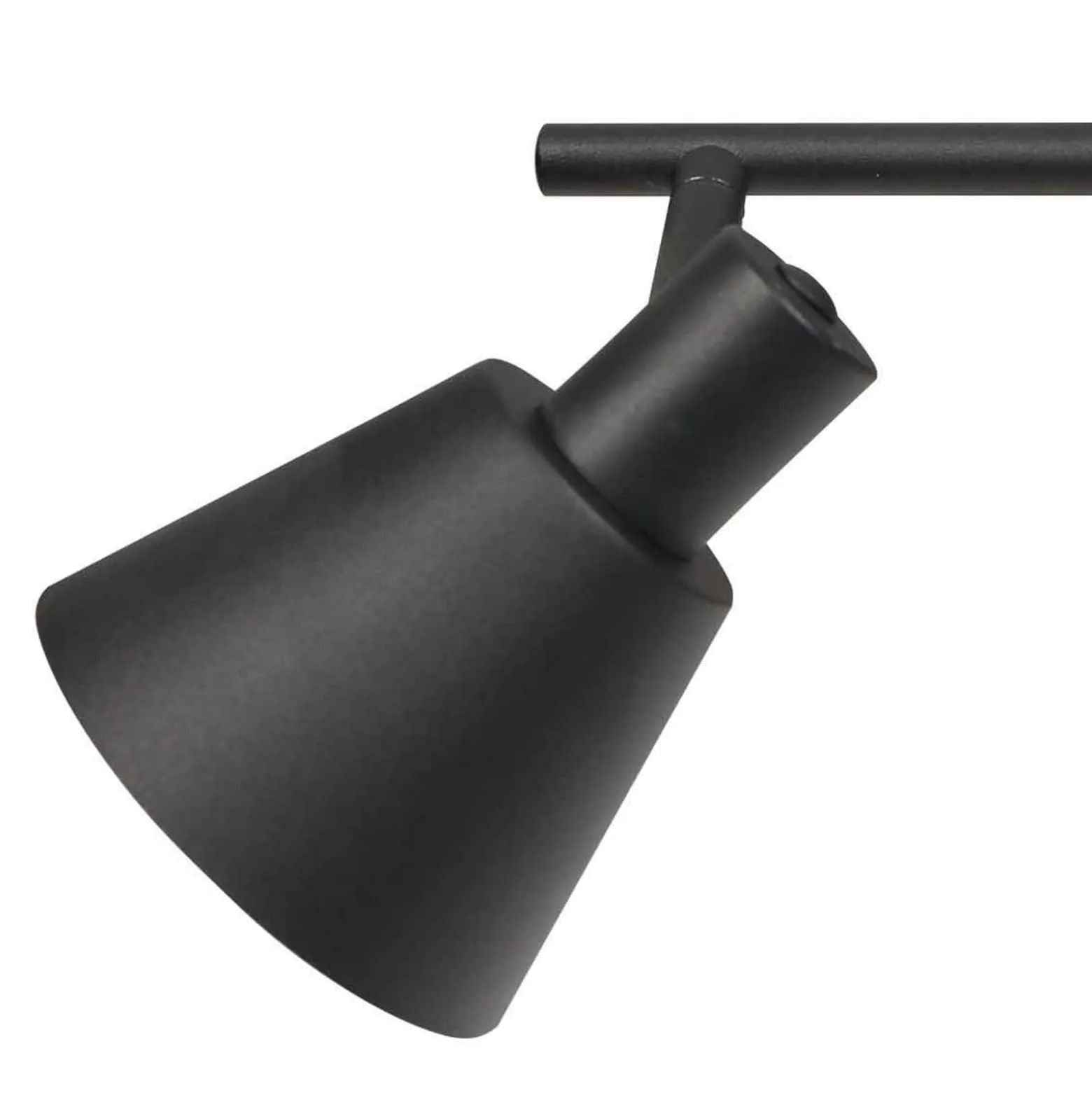 Deckenstrahler Oeroe, 2-flammig, schwarz, Metall, E14