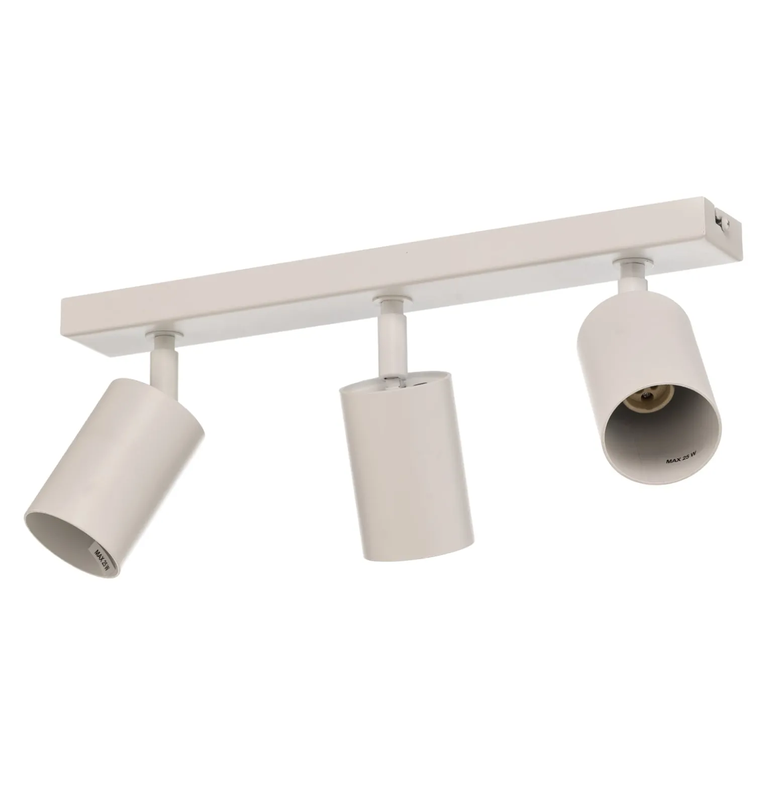 Deckenstrahler Zoom, 3-flammig, weiß, Metall, GU10