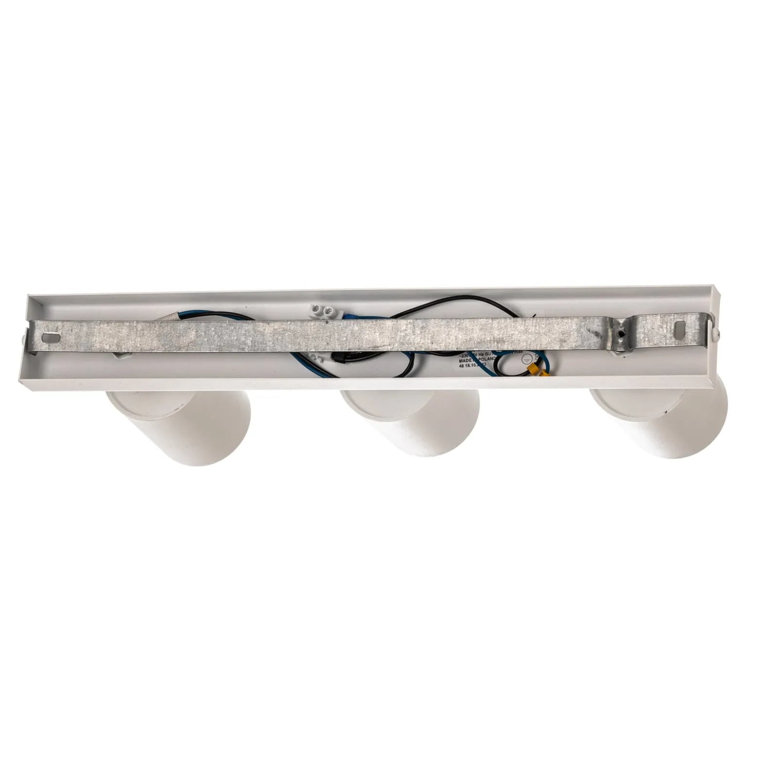 Deckenstrahler Zoom, 3-flammig, weiß, Metall, GU10
