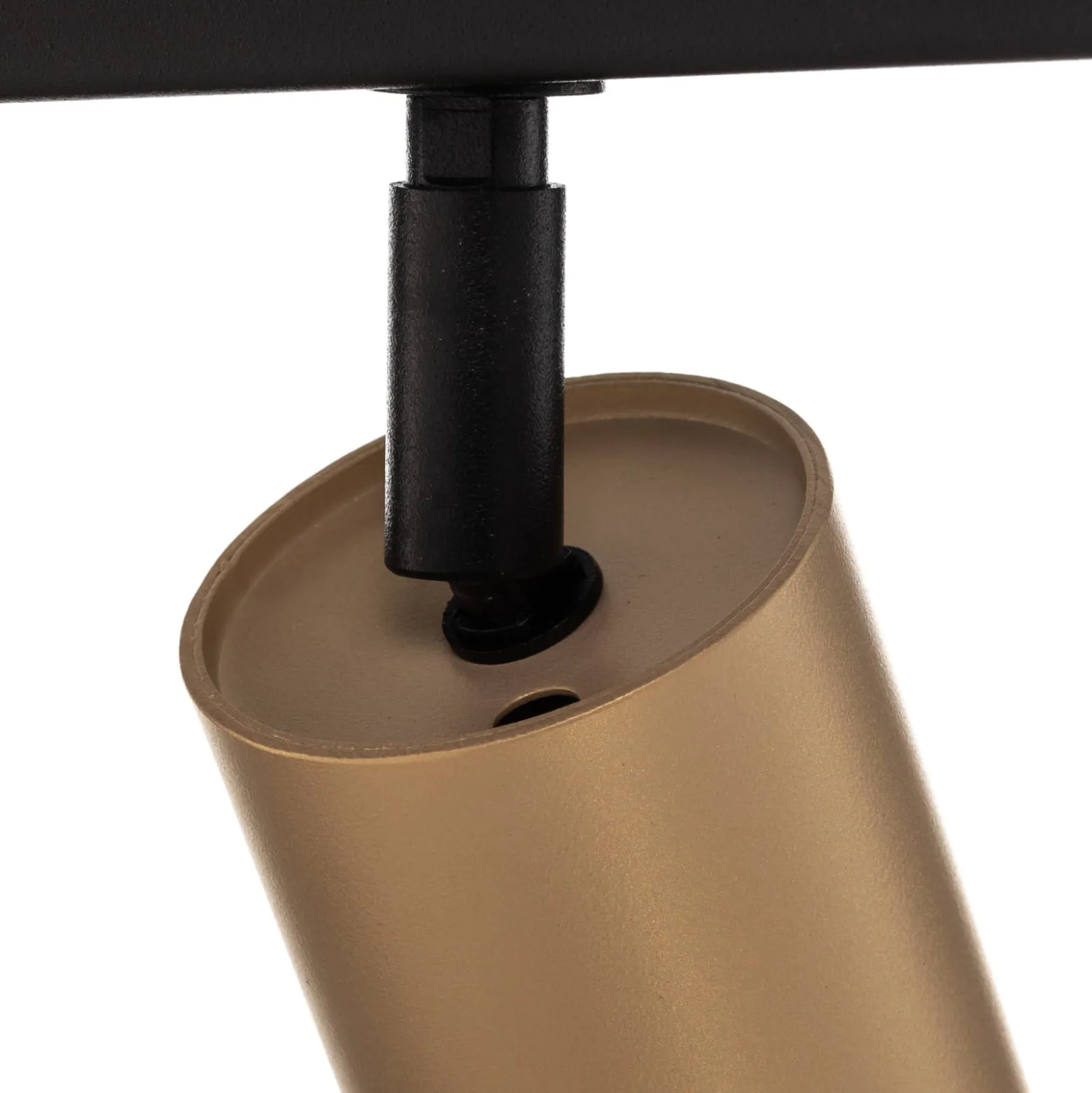Deckenstrahler Zoom, 3-flammig, schwarz/gold