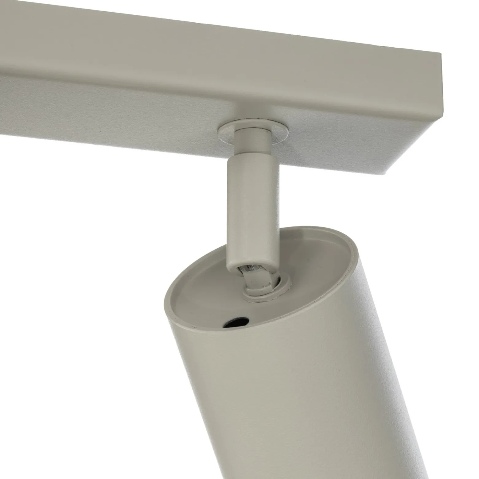Deckenstrahler Zoom, 4-flammig, grau-beige, Stahl, GU10