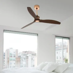 Deckenventilator Just Fan, Ø 128cm, kupfer walnuss