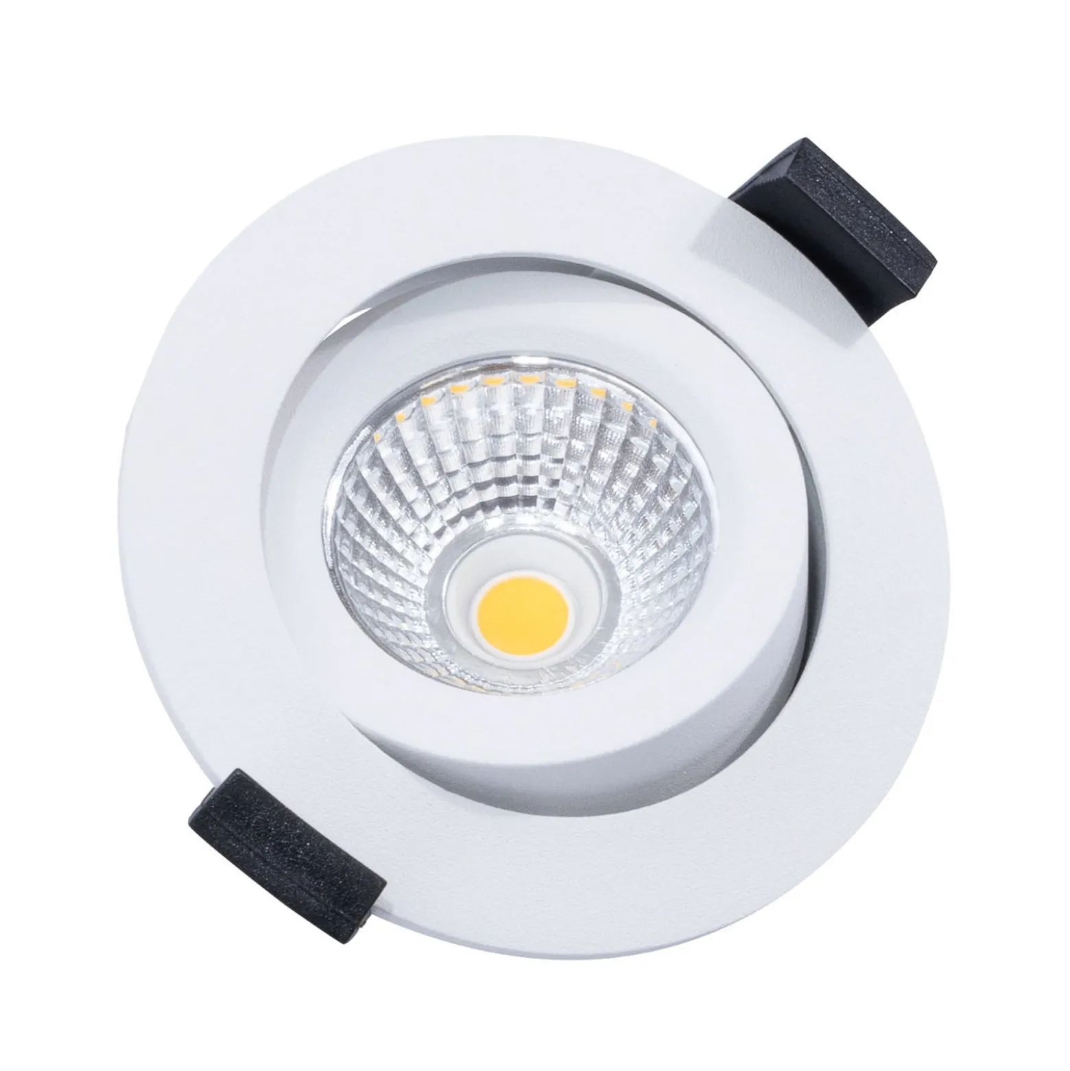 DOTLUX LED-Deckeneinbaulampe CIRCLEminidim weiß Ø 8,5 cm Alu