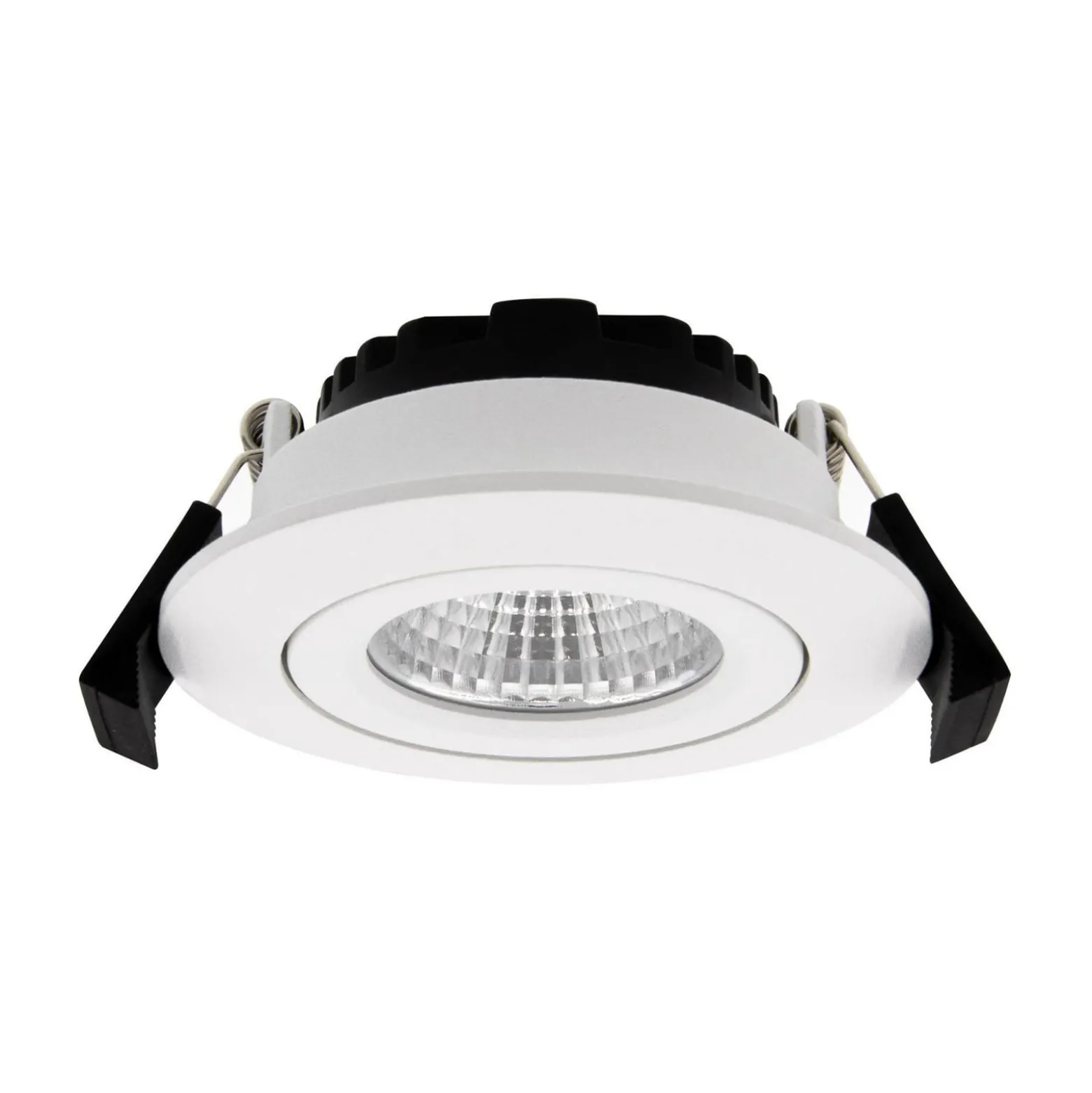 DOTLUX LED-Deckeneinbaulampe CIRCLEminidim weiß Ø 8,5 cm Alu