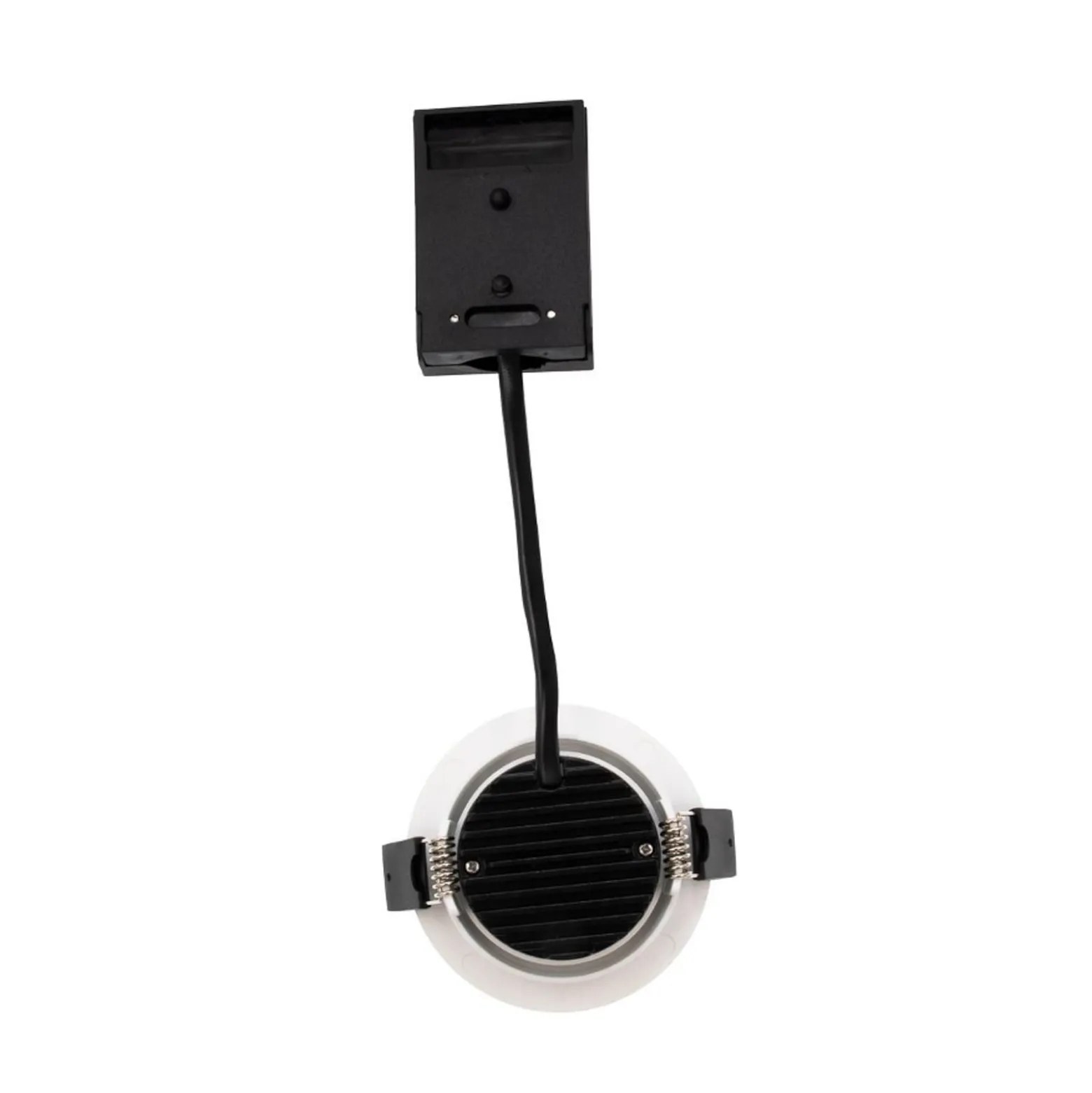 DOTLUX LED-Deckeneinbaulampe CIRCLEminidim weiß Ø 8,5 cm Alu