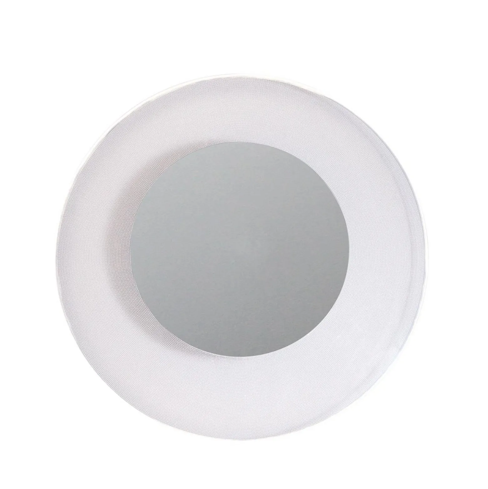 DOTLUX LED-Deckenlampe MOONBASE silber Ø 37 cm Alu/Acryl CCT