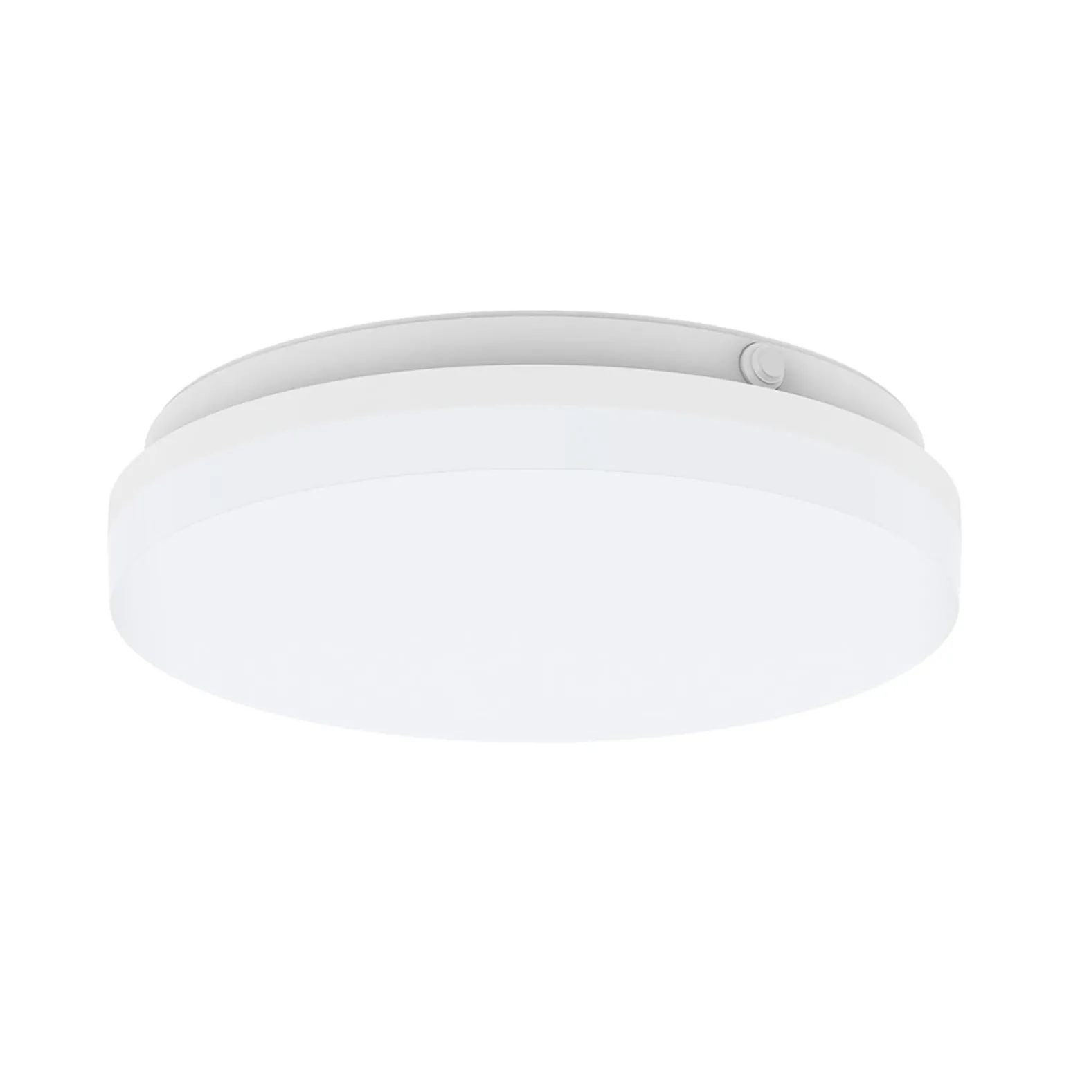 DOTLUX LED-Deckenlampe SURFACE, Ø 25 cm, weiß, PC, CCT, IP54