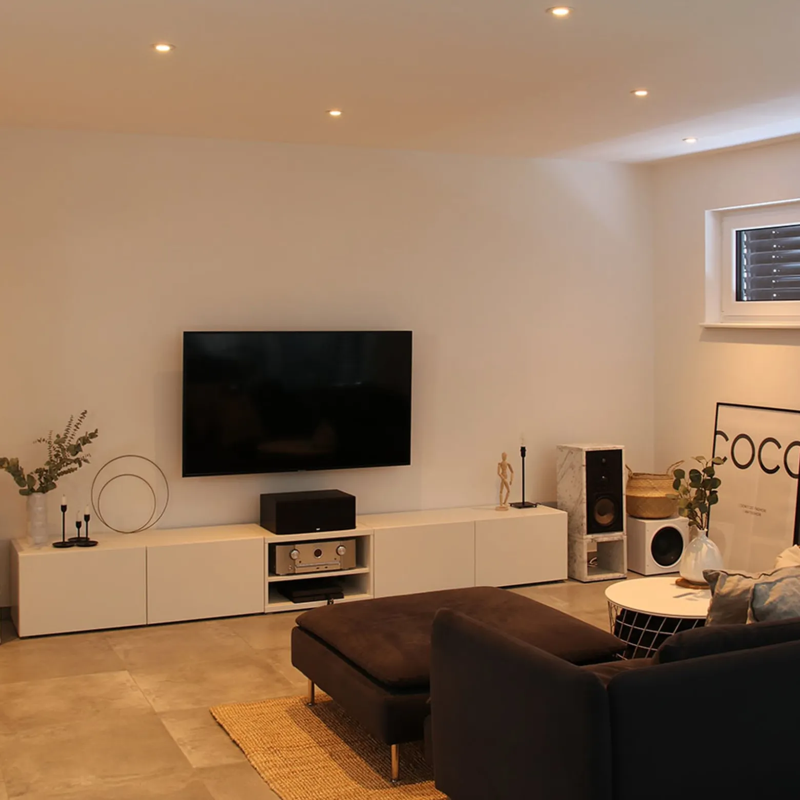 DOTLUX MULTIsun LED-Einbauleuchte, eckig, schwarz