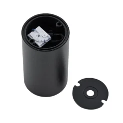 Downlight CAN, schwarz, IP20, Ø 6 cm, Metall, GU10