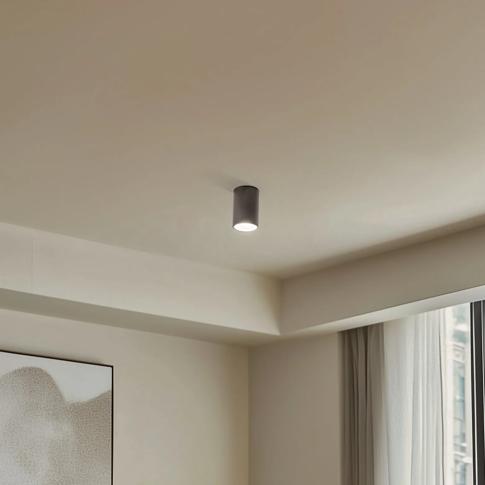 Downlight Top, einflammig, braun