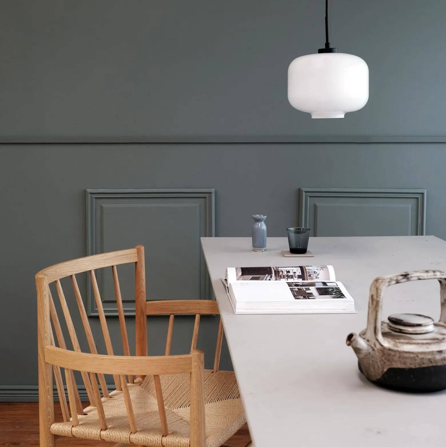 Dyberg Larsen Arp Pendelleuchte, Abhängung schwarz