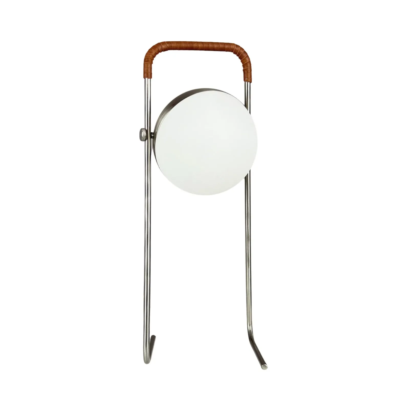 Dyberg Larsen LED-Akkutischleuchte Mova, braun, IP44