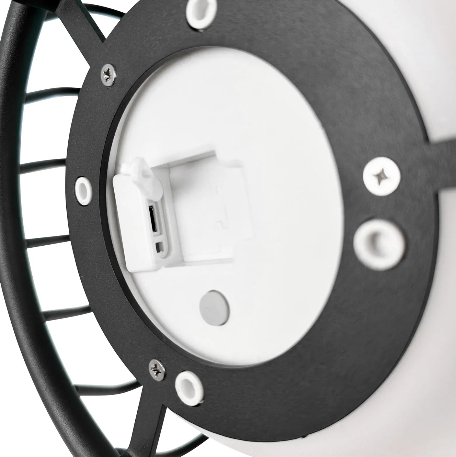 Dyberg Larsen LED-Akku-Tischlampe Evesham, Höhe 38 cm