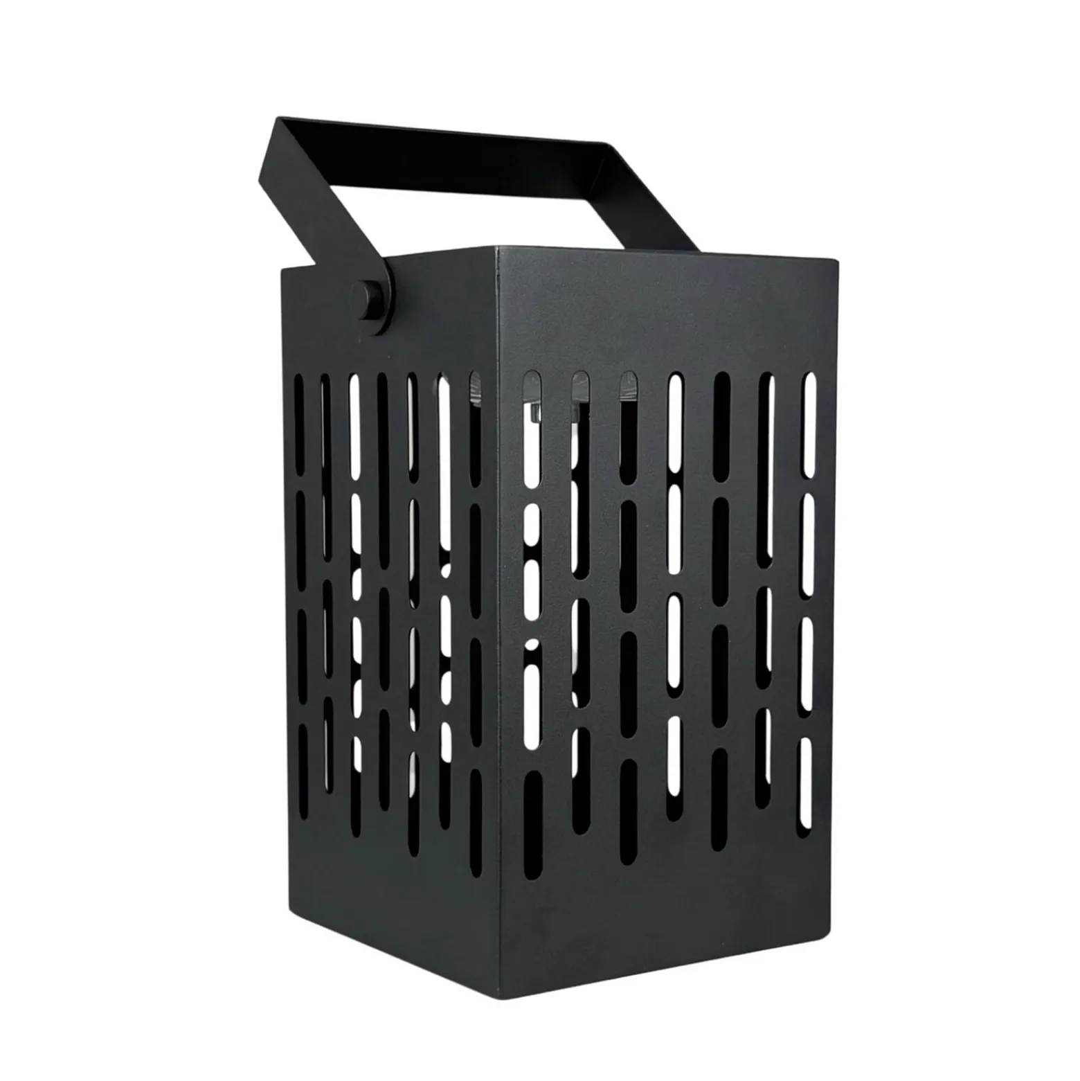 Dyberg Larsen LED-Solar-Laterne Luma, schwarz, 20 cm, IP44
