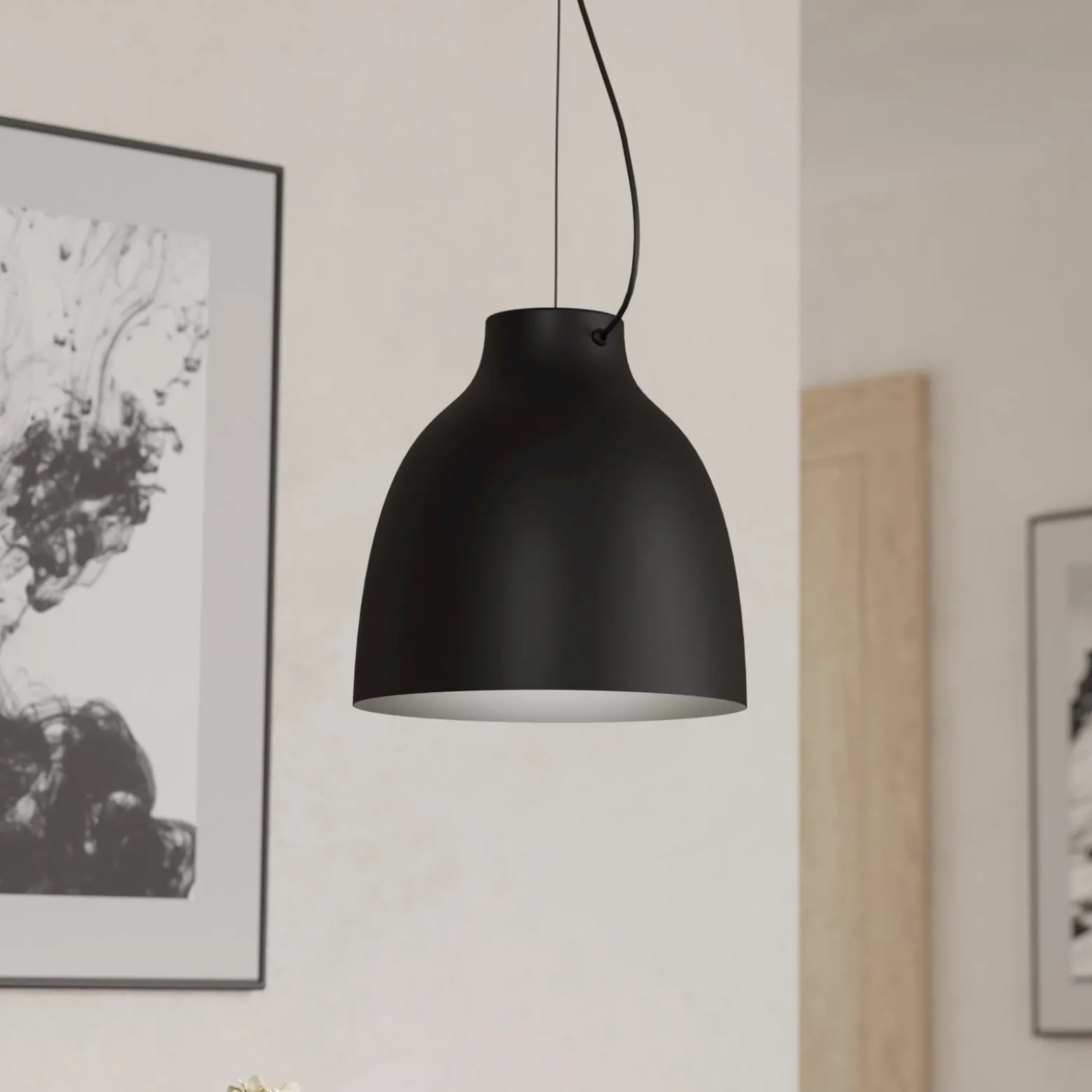 EGLO Camasca Hängeleuchte, einflammig, schwarz
