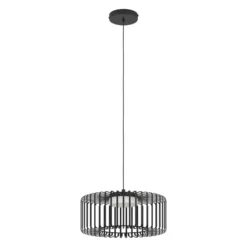 EGLO connect LED-Hängeleuchte Ginestrone-Z, 1-fl., schwarz
