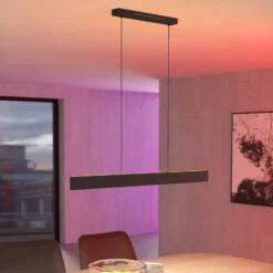 EGLO connect LED-Hängeleuchte Andreas-Z, schwarz, Stahl