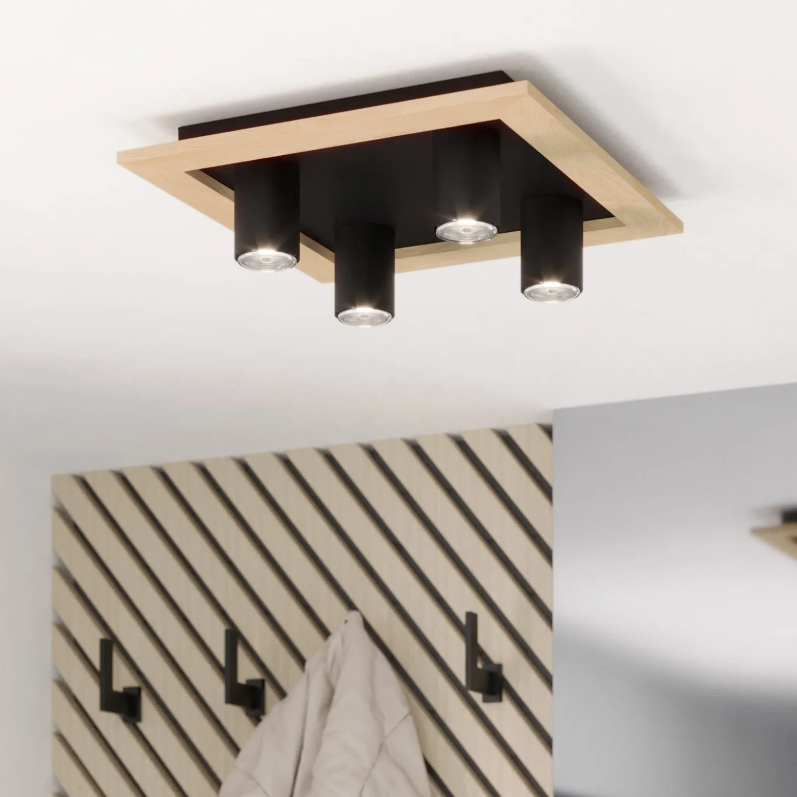 EGLO Valcasotto 1 LED-Deckenleuchte mit vier Spots