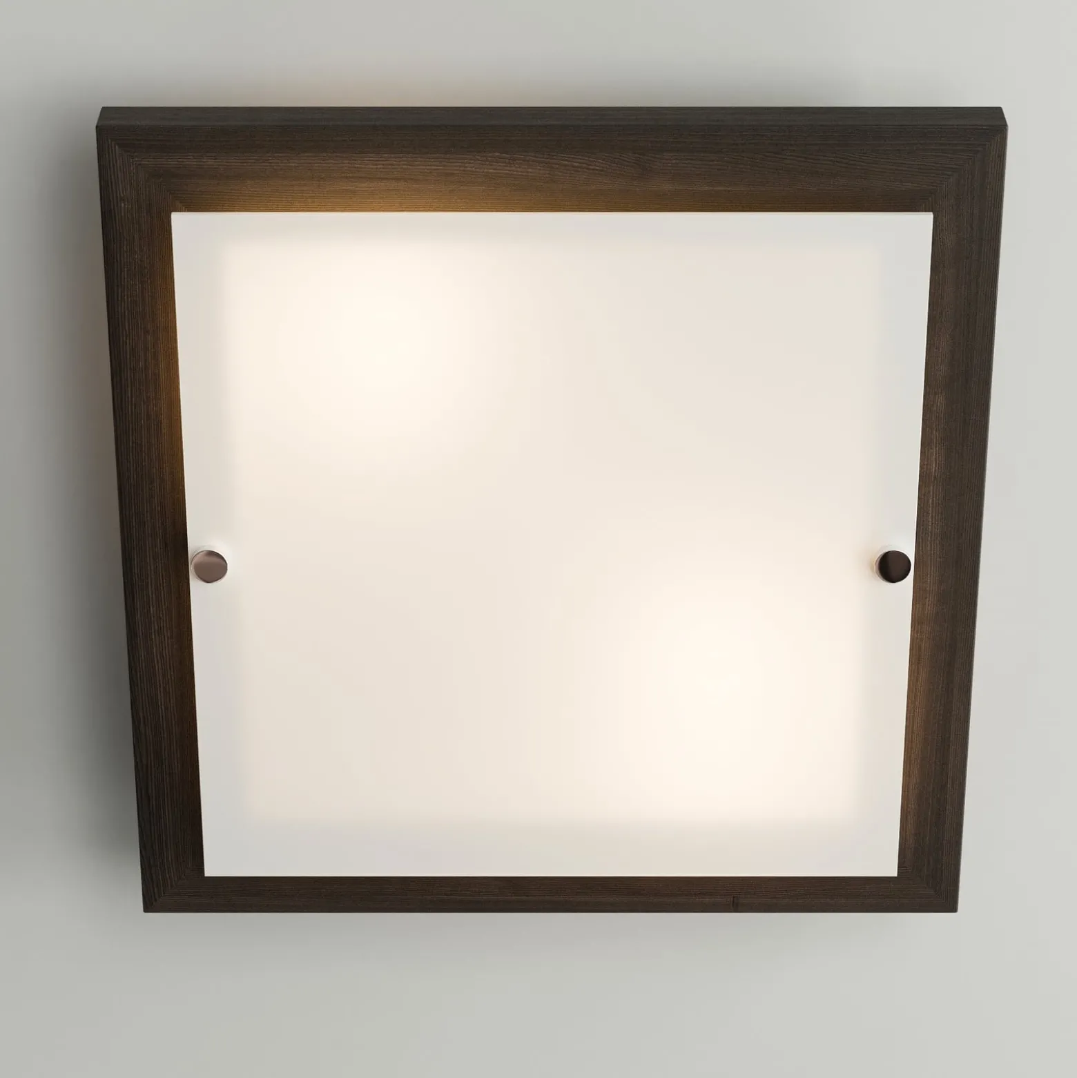 Envostar Kerio Deckenlampe, 30x30 cm, wenge